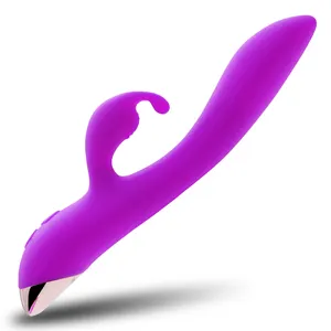 Soft and Flexible Medical Grade Silicone G-spot Vaginal Clitoris Massager Dido Vibrator Sex Toy for Women