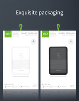 Mini Power Bank Candy 5000 mAh, batterie portable, type-C, chargeur externe rapide pour mobile, promotion Power Bank 5000 mAh