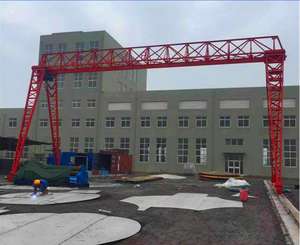 Grúa Pórtico Monoviga con Elevador Eléctrico Tipo Truss y Resistencia al Viento - Product Image 4