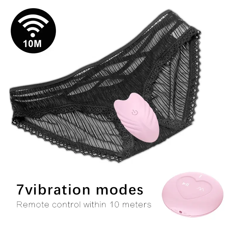 Mini vibratore vibrante indossabile indossabile della farfalla rosa delle donne con il telecomando senza fili di vibrazione per la donna