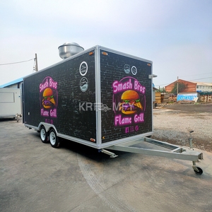 Carrito de Comida Móvil Personalizado de Acero Inoxidable 2025, Cafetería Móvil, Bar Vintage Rápido - Product Image 6