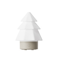 Diffuseur d'aromathérapie et humidificateur en forme de sapin de Noël, type brumeux, veilleuse, alimentation USB, fonctionnement silencieux pour la maison et le bureau
