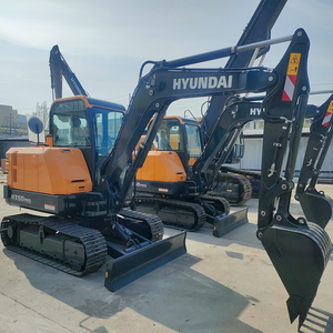 รถขุดขนาดเล็ก Hyundai HX60PRO HT10 เครื่องยนต์ Yanmar 120 กิโลวัตต์ 6 ตัน บุ้งกี๋ขนาด 0.12 เมตร รับประกัน 1 ปี รถขุดตีนตะขาบ สำหรับงานก่อสร้างและฟาร์ม - Product Image 1