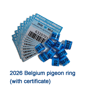 Hoge kwaliteit <span class=keywords><strong>2026</strong></span> FCI Racing <span class=keywords><strong>Pigeon</strong></span> Club directe verkoop op maat gemaakte duivenringen vogel RFID duivenringen vogelring - Product Image 4