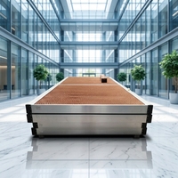 Panneau de refroidissement durable 7090 en nid d'abeille, haute densité, pour murs de refroidissement évaporatif en élevages