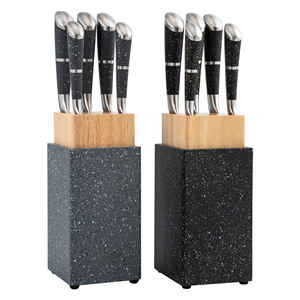 Juego de Cuchillos de Cocina de Acero Inoxidable Listo para Enviar, Mango de <span class=keywords><strong>Herradura</strong></span>, Seis Piezas, Afilado a Mano, Personalizado - Product Image 5