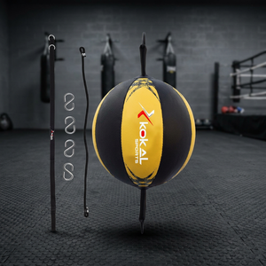 KOKAL Sport LEATHER-X Double Extrémité DODGE Vitesse Balle BOXE Bébé Sac de boxe de Boxe Poly Sac KS-0015-18 Personnalisé Taille PK - Product Image 3