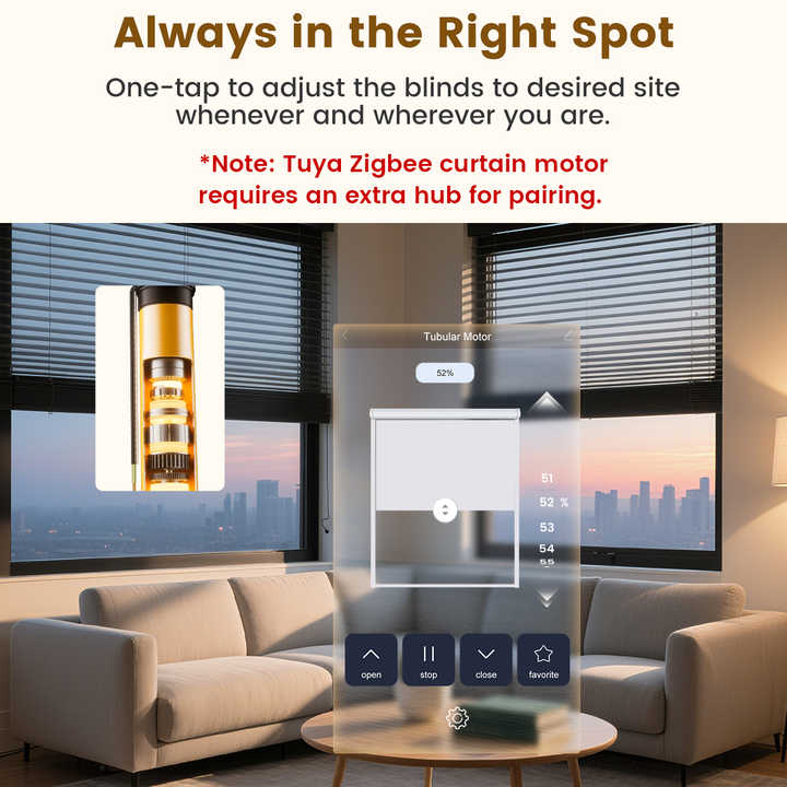 Tuya Wifi Zigbee Smart Blind Motor Bluetooth Automatic Electric Roller