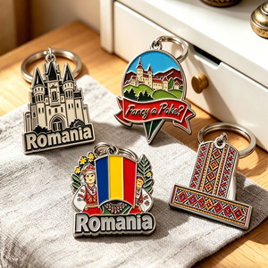 Llavero de Metal Personalizado con Logotipo del Barcelona, Souvenir, Llavero Fundido a Presión, Venta al Por Mayor - Product Image 3