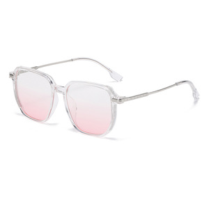 Jamie 9453 <b>Large</b> <b>Frame</b> Sunglasses Black Acetate UV400 Protection Unisex Fashion Travel Style - Product Image 3