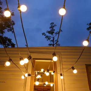 LED Bistro Holiday String Weihnachts licht PVC Box Power Flash Artikel Kabel Garden Yard Outdoor