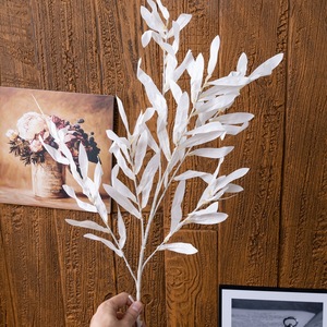 ต้นมะกอกประดิษฐ์สีขาว CallaFloral ขนาด 60 ซม. สำหรับตกแต่งงานแต่งงานและบ้าน สไตล์ INS รุ่น MW26502 - Product Image 2