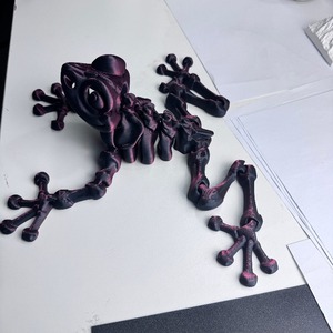 3D Printed Bone Frog Mid Century Modern Design <b>China</b> Holiday Decoration Gift - Product Image 2