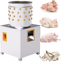 Machine à plumer les volailles automatique pour poulets, canards, cailles, outil de plumeuse à haute productivité, compatible 380V/220V