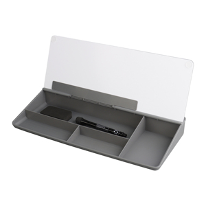 Bureaublad Glas Wit Bord Met Organizer Glas Droog Wisbord Met Opslag - Product Image 6