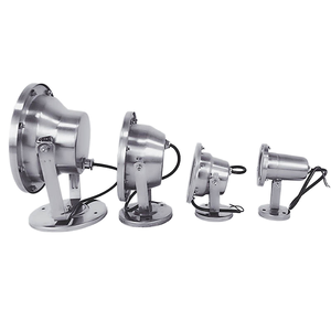 安全なRGB色温度の高出力LED水中ライト、景観庭園プール用、低電圧ステンレス鋼IP68 - Product Image 4