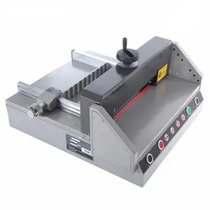 E330D 40-330mm Desktop guilhotina papel cortador cortador máquina elétrica. Braçadeira manual e backgauge manual