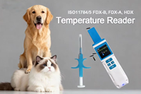 Escáner de Temperatura RFID para Mascotas, Perros y Gatos, HDX FDX-B FDX-A 134.2kHz, Lector de Identificación y Rastreo de Animales