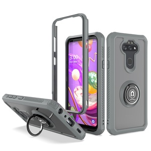 Custodia antiurto 2 in 1 in TPU e PC per <span class=keywords><strong>cellulare</strong></span> Samsung A11/A51 5G/A01/A21/Note 20 con anello di supporto - Product Image 2