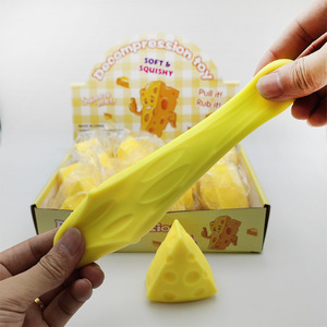 Nuevo Juguete Blando de Queso para Apretar, Bolas Antiestrés Kawaii de Queso, Juguetes Novedosos para Aliviar el Estrés, Estilo Tendencia TikTok - Product Image 3