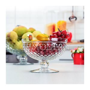 Frutero <span class=keywords><strong>de</strong></span> Cristal Transparente Decorativo para Mesa <span class=keywords><strong>de</strong></span> Comedor, Frutero <span class=keywords><strong>de</strong></span> Cristal <span class=keywords><strong>con</strong></span> Soporte - Product Image 5