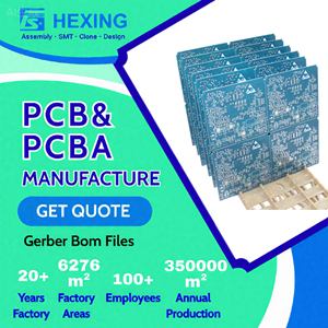 PCB multicouche FR-4 personnalisé OEM de marque Hengxing, 4 couches, masque de soudure bleu, épaisseur de cuivre >20 µm, surface ENIG/OSP/HASL - Product Image 4