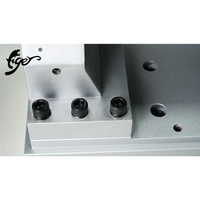 Table rotative CNC haute précision Tiger 400 mm 5 axes, engrenage à vis sans fin à double filetage d'origine Taïwan, frein hydraulique à enroulement, réglage 0,001