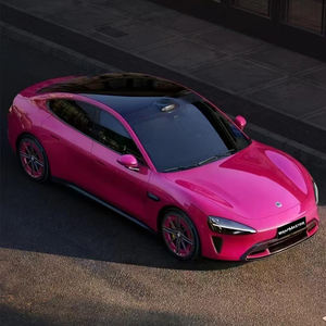 WRAPMASTER 1.52*17m PET Support Brillant <span class=keywords><strong>Magenta</strong></span> Rouge Vinyle Wrap Adhésif Décoration Extérieure Enveloppe <span class=keywords><strong>de</strong></span> Voiture Complète - Product Image 1