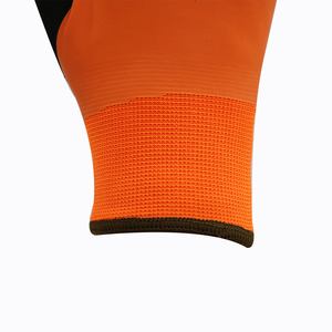 Alto rendimiento poliéster acrílico Palma arena acabado doble látex recubierto impermeable térmico frío clima invierno trabajo guantes - Product Image 6