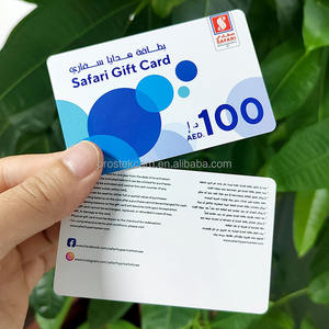 Personalización de fábrica MOQ bajo Tarjeta de plástico de alta calidad Tarjeta de regalo de impresión a todo color personalizada para regalo de negocios - Product Image 3