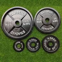 Plaques de poids d'haltères en fonte de haute qualité Accessoire de formation fourni en usine pour le stockage