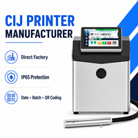 Imprimante à jet d'encre continu industrielle G8500 IP65, machine de codage CIJ pour bouteilles de boissons, câbles, tuyaux, codeur de date et de lot