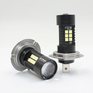 Proyector de lentes Led Canbus para coche, faro LED DRL, lámpara 15 Smd H7 para conducción delantera, luces antiniebla H7 - Product Image 1