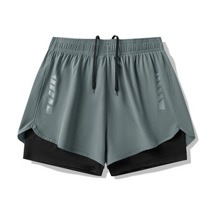 LOGO personnalisé été nouveaux hommes et femmes shorts de sport Marathon athlétisme séchage rapide cyclisme Fitness Triad pantalon - Product Image 3