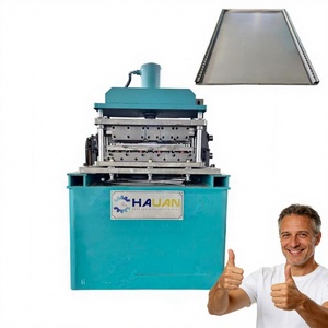 Machine de formage de panneaux d'étagères robuste et automatique à commande PLC, haute efficacité, avec moteur à engrenages, pompe et roulement - Product Image 1