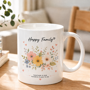 <span class=keywords><strong>Taza</strong></span> de Café de Cerámica <span class=keywords><strong>Personalizada</strong></span> con Arte Familiar Impreso, 11 oz, <span class=keywords><strong>Taza</strong></span> Blanca para Sublimación, Diseño Personalizado con Retrato, Floral o Abstracto - Product Image 5