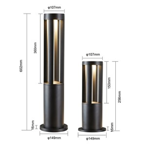 Postes de Lámparas para Exteriores con un Proceso de Galvanización que les Brinda un Brillo Duradero - Product Image 4