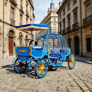Carrosse artisanal haut de gamme en forme de citrouille, motif personnalisé, pour exposition, marketing de marque, accessoire de présentation visuelle - Product Image 6