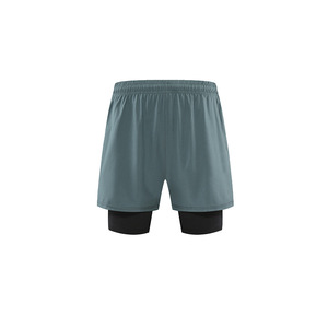 Shorts de sport <span class=keywords><strong>pour</strong></span> homme, taille élastique mi-haute, couleur unie, polyester respirant, séchage rapide, <span class=keywords><strong>pour</strong></span> l'entraînement de basketball estival - Product Image 1