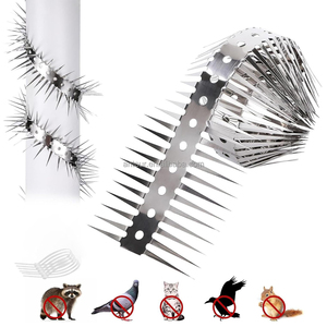 NOUVEAU Ceinture en acier inoxydable anti-<span class=keywords><strong>renard</strong></span> <span class=keywords><strong>blaireau</strong></span> raton laveur belette martre répulsif pointes pour arbre prévenir l'escalade - Product Image 5
