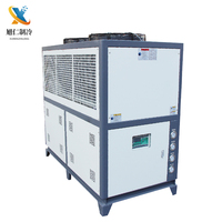 Refroidisseur d'eau industriel refroidi par air Xuren avec pompe, système de refroidissement haute précision, 18KW-4000KW, 380V, garantie 1 an
