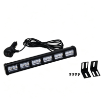 Barre lumineuse LED stroboscopique 36W, lumière d'avertissement pour calandre, boîtier en aluminium, double couleur, interrupteur, balise lumineuse linéaire longue portée clignotante, 4x4 tout-terrain