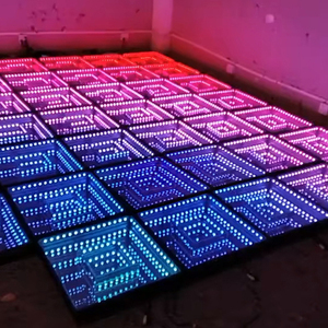 Décoration de fête Offre Spéciale Piste de danse interactive <span class=keywords><strong>LED</strong></span> Infinity-Panneaux lumineux changeants de <span class=keywords><strong>couleur</strong></span> - Product Image 1