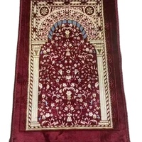 Tapis de prière islamique avec boussole, couverture Portable pour le culte religieux