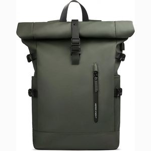 Échantillon gratuit : Sacs à dos roll-top unisexes de haute qualité, fabriqués en usine, pour adolescents, étudiants et bureaux urbains. - Product Image 1