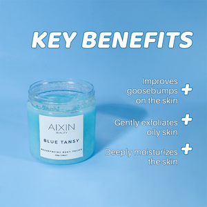 HANLINGER Gommage Corporel Exfoliant à la Tanaisie Bleue, Hydratant, Éclaircissant et Adoucissant, à la Vitamine C, Marque Privée - Product Image 3