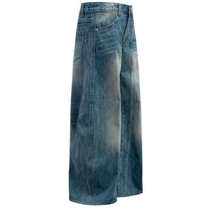 Pantalones Vaqueros de Mezclilla para Hombre, Estilo Hip Hop, Lavados, de Invierno, 100% Algodón, Corte Holgado, Alta Calidad, Rectos - Product Image 2