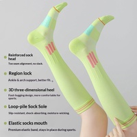 Chaussettes de compression professionnelles pour femmes, hauteur genou, 20-30 mmHg, nouveau design, longues, respirantes, en nylon, pour l'été, tricotées
