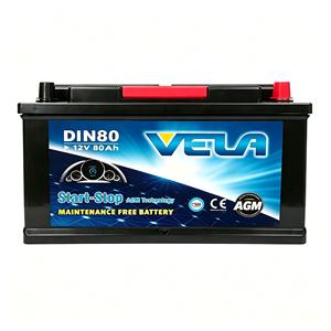 Batería de Coche de Primera Calidad, Libre de Mantenimiento, con Sistema Start-Stop, 12V 80Ah DIN 58043 - Product Image 1