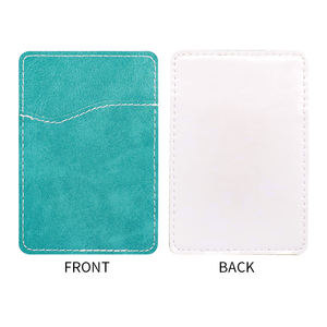 Étui <span class=keywords><strong>de</strong></span> téléphone portable en cuir PU imprimé par Sublimation personnalisé, portefeuille <span class=keywords><strong>de</strong></span> poche, porte-cartes <span class=keywords><strong>de</strong></span> crédit, autocollant - Product Image 4